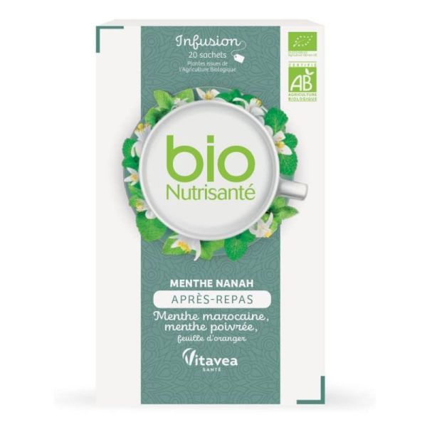 Nutrisanté Infusion Après-Repas Bio - 20 Sachets