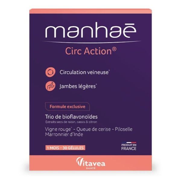 Vitavea Manhaé Circ Action - 30 Gélules