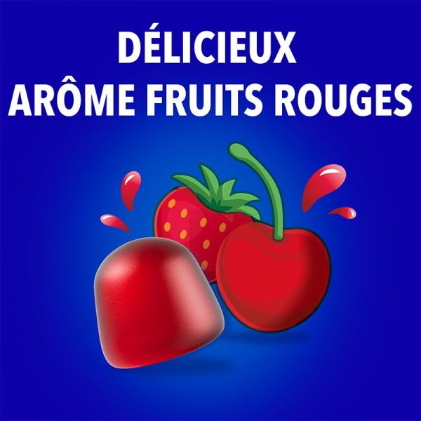 Bion3 Énergie Fruits Rouges - Défense & Équilibre Intestinal - 60 gommes