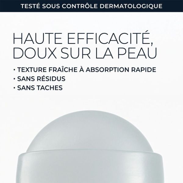 RoC Keops Détranspirant Roll-On 30 ml – Traitement anti-transpiration excessive 7 jours