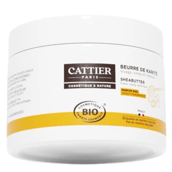 Cattier Beurre De Karité Parfum Miel Bio 100g – Nutrition et gourmandise