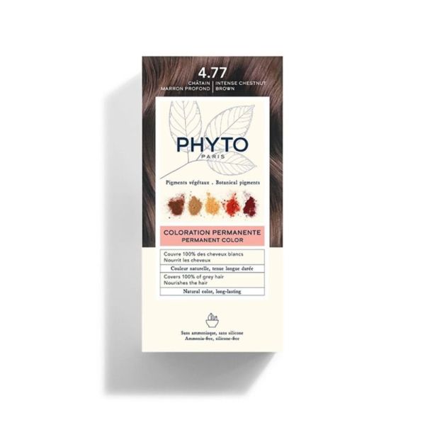 Phyto Color Kit coloration permanente 4,77 Châtain Marron Profond