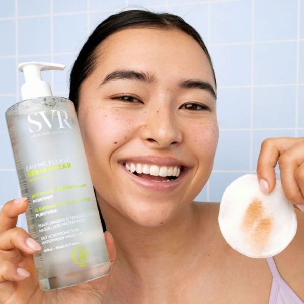 SVR Sebiaclear Eau Micellaire 400 ml - nettoie et purifie les peaux grasses à tendance acnéique