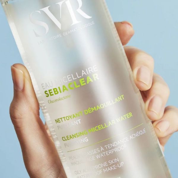 SVR Sebiaclear Eau Micellaire 400 ml - nettoie et purifie les peaux grasses à tendance acnéique