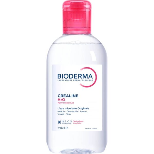 Bioderma Créaline H2O Eau Micellaire Démaquillante 250 ml – L'eau micellaire originale peaux sensibles