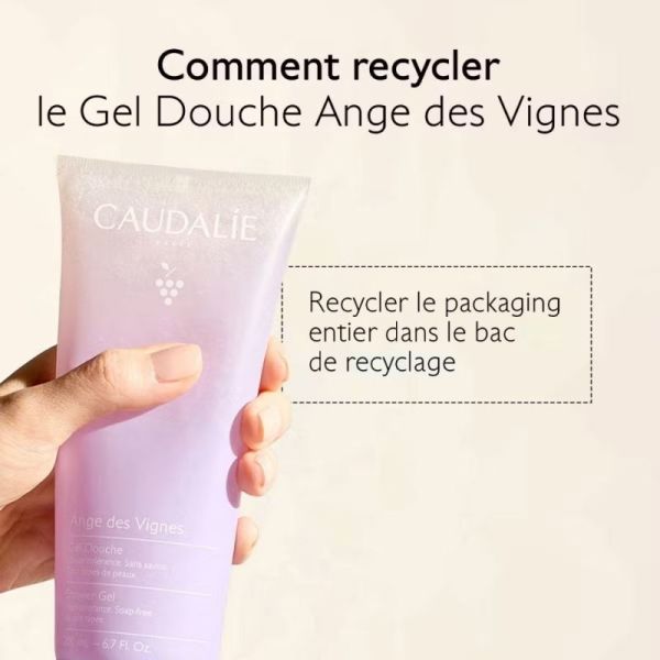 Caudalie Gel Douche Ange des Vignes 200 ml - Douceur et parfum envoûtant