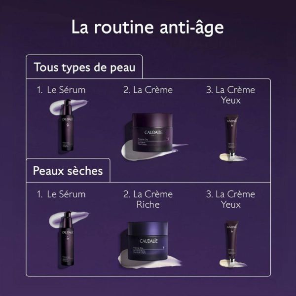 Caudalie Premier Cru Le Sérum 30ml – Anti-âge global et hydratation intense