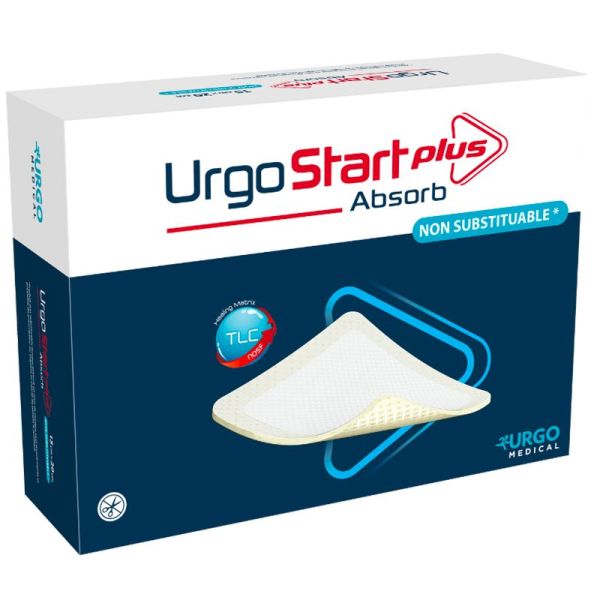 Urgo UrgoStart Plus - 16 pansements - 13 x 15 cm - Pansement très absorbant pour plaies à fort exsudat