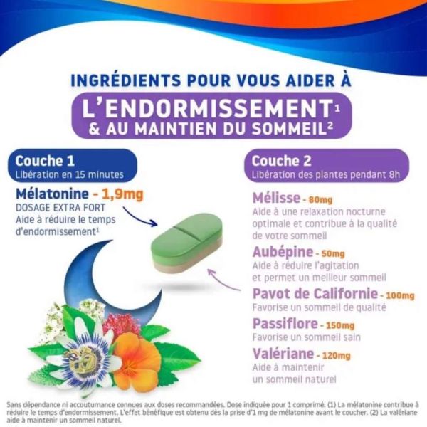 Valdispert Sommeil Intégral 10 Comprimés Offre Découverte - Endormissement rapide en 15 minutes et sommeil continu 8h