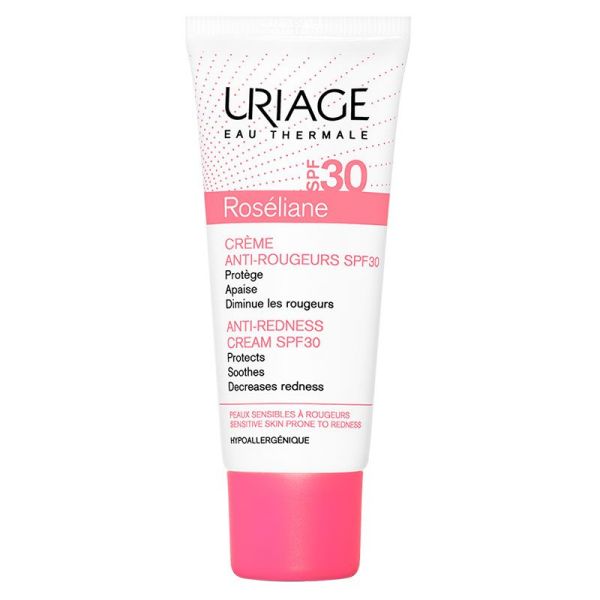 Uriage Roséliane Crème Anti-Rougeurs SPF30 - 40 ml - Soin Apaisant et Protecteur