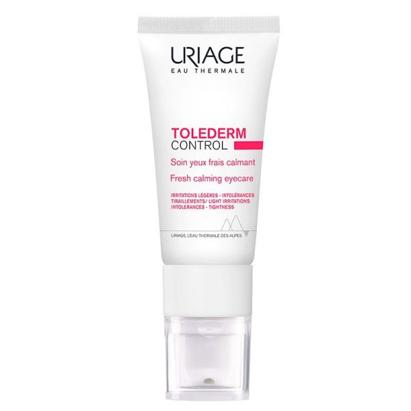 Uriage Toléderm Control Soin Yeux Frais Calmant - 15ml - Peaux Intolérantes & Hyper-Réactives