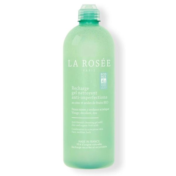 La Rosée Gel Nettoyant Anti-Imperfections Peaux Mixtes à Grasses - Recharge 400ml