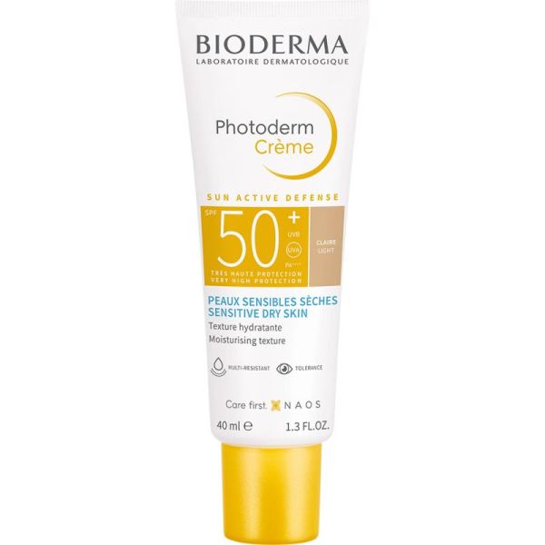 Bioderma Photoderm Crème SPF50+ Teintée 40ml – Très haute protection et teint unifié