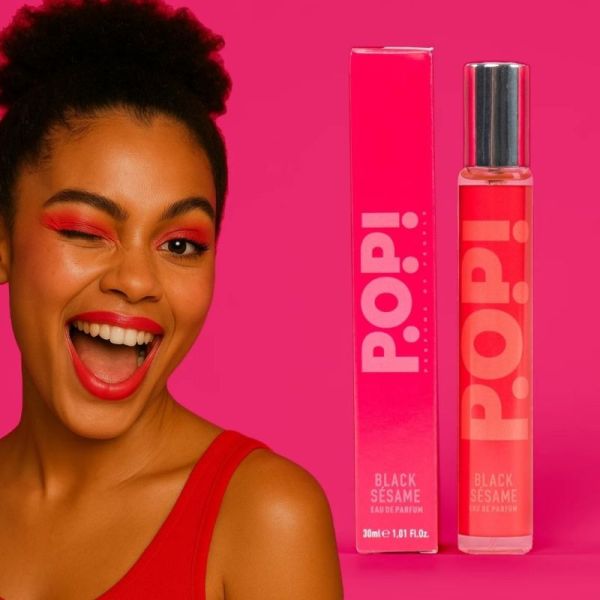 P.O.P ! Eau de Parfum Black Sésam 30 ml - Fragrance florale et gourmande