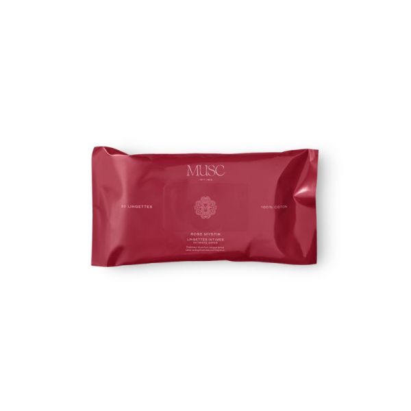 Musc Intime Rose Mystik 30 lingettes intimes - Douceur et fraîcheur au quotidien