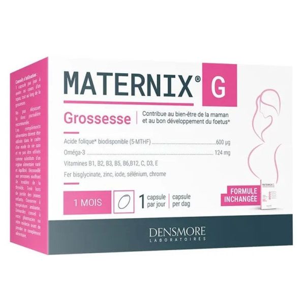 Densmore Maternix G Grossesse - 30 Capsules Programme de 1 Mois