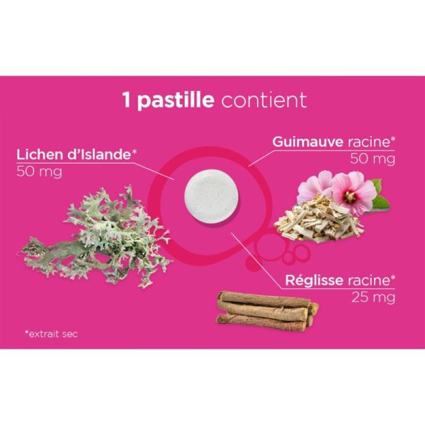 Lehning Stilaxx Pastilles Contre la Toux Sèche 28 Pastilles – Pastilles végétales gorge et toux sèche