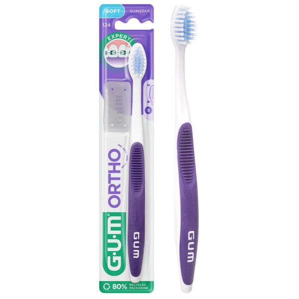 GUM Ortho 124 Brosse à Dents – Hygiène et soin orthodontique