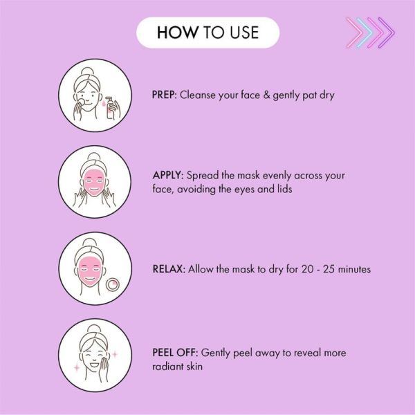 7th Heaven Masque Peel-off au Charbon et Acide Salicylique 1 Masque – Affine les pores et purifie la peau