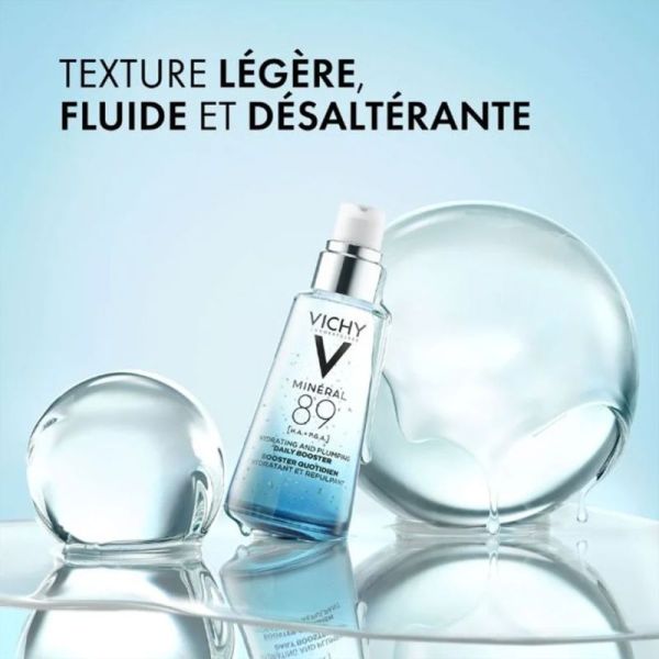 Vichy Minéral 89 Booster Quotidien Fortifiant et Repulpant 50ml – Éclat Repultant