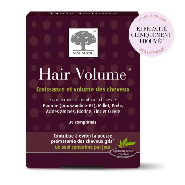 New Nordic Hair Volume 30 comprimés - Volume, croissance et force des cheveux