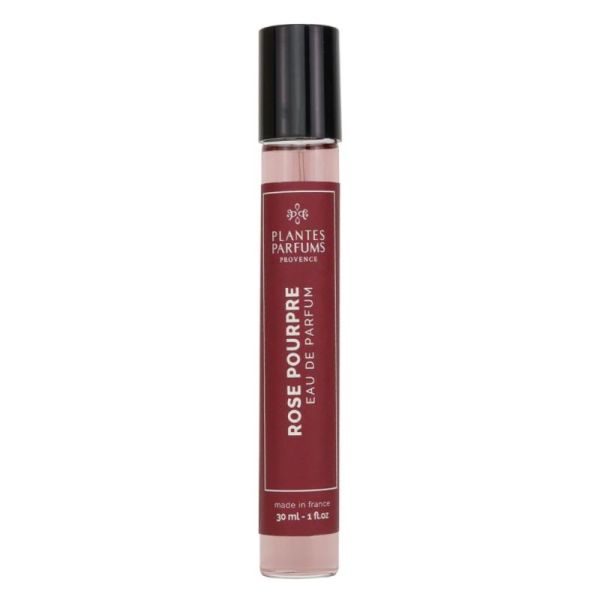 Plantes & Parfums de Provence Eau de Parfum Rose Pourpre Parfum Floral Élégant - 30ml