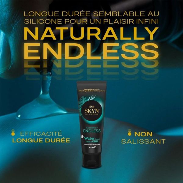 Skyn Naturally Endless Lubrifiant à Base d'Eau 80 ml – Gel intime longue durée formule naturelle