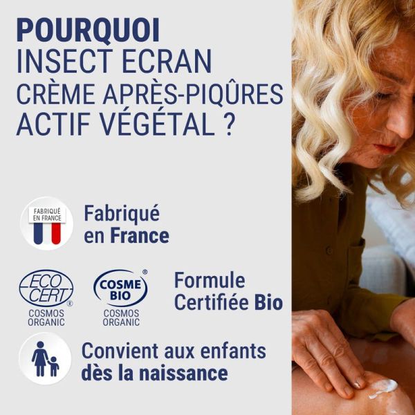 Insect Écran Crème Apaisante Après Piqûre - 30g - Soulage immédiatement les démangeaisons