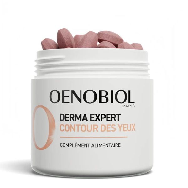 Oenobiol Derma Expert Contour des Yeux - 60 Comprimés - Réduction des poches & éclat du regard