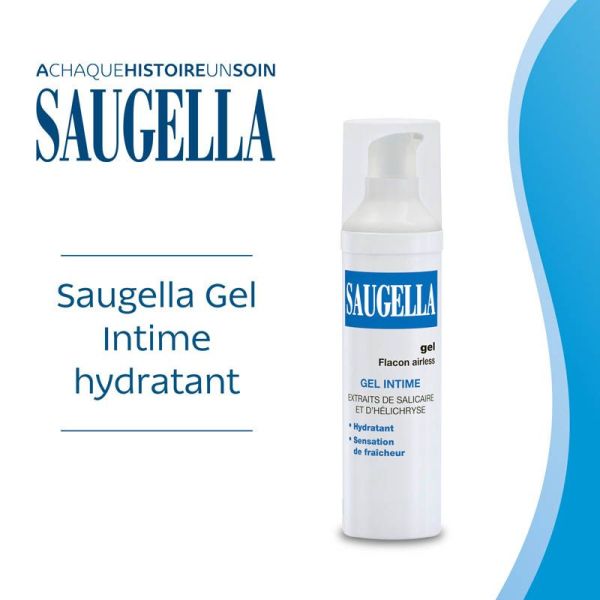 Saugella Gel Hydratant Intime 50 ml - Hydratation et confort intime, compatible préservatifs en latex