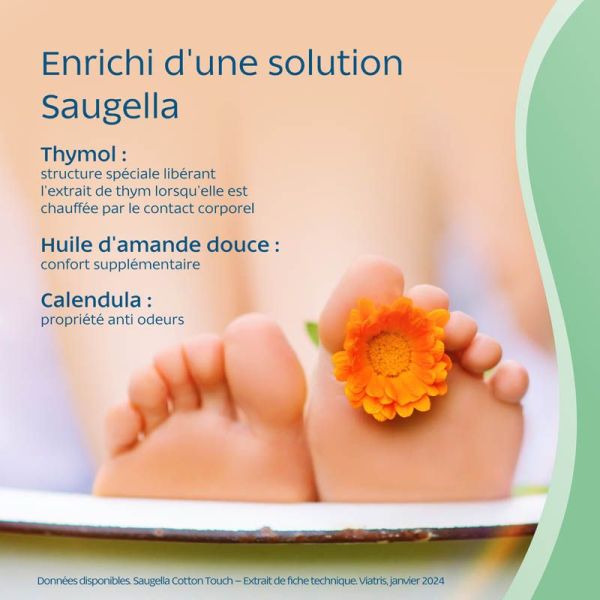 Saugella Cotton Touch Super Tampons boite de 16