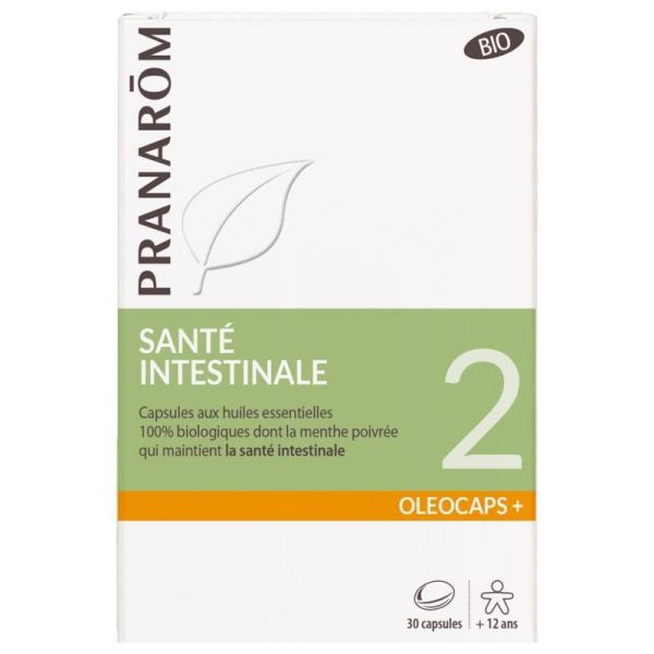 Pranarom Oleocaps+ Santé Intestinale Bio 30 capsules