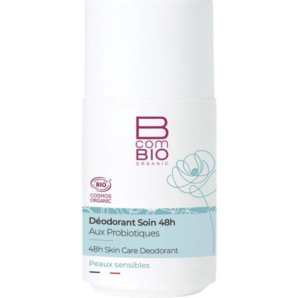 BcomBIO Déodorant Soin 48H Bio - 50 ml - Protège durablement et respecte les peaux sensibles