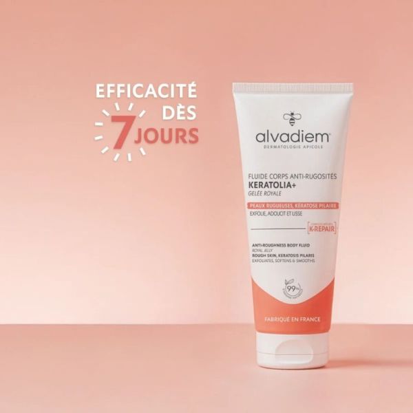 Alvadiem Keratolia+ Fluide Corps Anti-Rugosités 75 ml - Lisse et apaise la peau