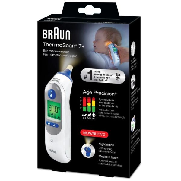Braun ThermoScan 7+ IRT 6525 - Thermomètre Auriculaire Professionnel