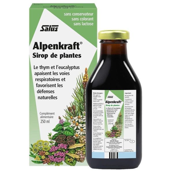 Salus Alpenkraft Sirop de Plantes Respiration et Défenses naturelles - 250ml