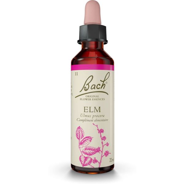 Fleurs de Bach Elm 20ml – Assurance et gestion des responsabilités