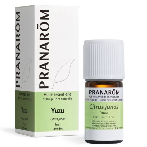 Pranarôm Huile Essentielle Yuzu 5ml – Calme et relaxation