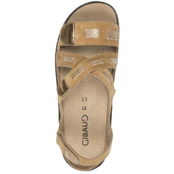 Gibaud CHUT Biella Doré - Chaussures Confort Femme Pieds Déformés