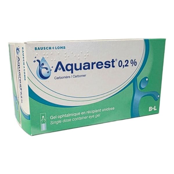 Aquarest 0,2% Gel Ophtalmique - 60 récipients unidose