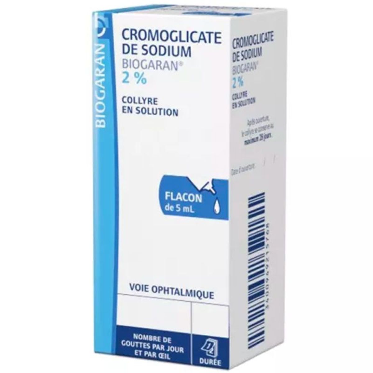 Biogaran Cromoglicate de Sodium 2% - Flacon 5ml