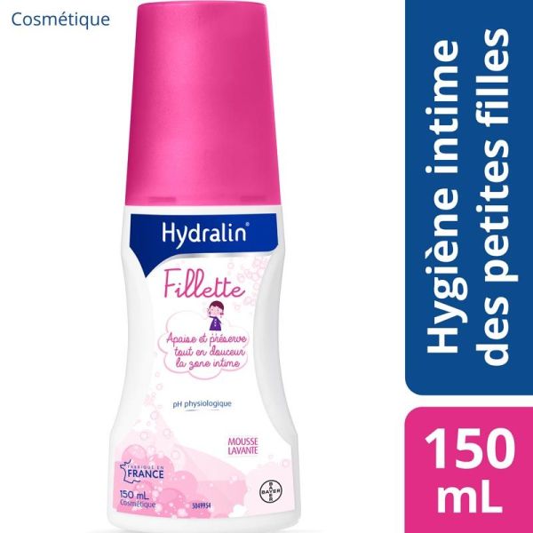 Hydralin Fillette mousse lavante intime 150 ml
