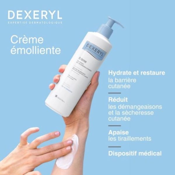 Dexeryl Crème Sécheresses Cutanées Sans Parfum Sans Paraben 50g – Réparation et hydratation