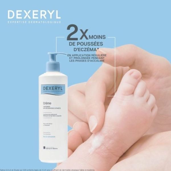 Dexeryl Crème Sécheresses Cutanées Sans Parfum Sans Paraben 50g – Réparation et hydratation