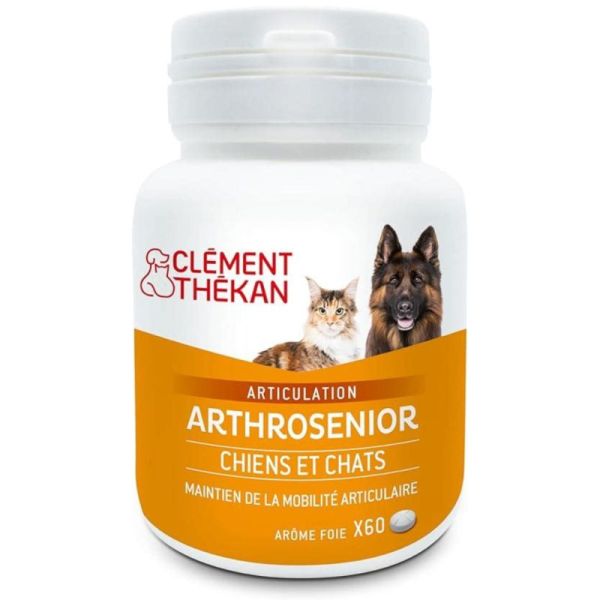 Clément Thékan Arthrosenior Articulations Chien et Chat - 60 comprimés