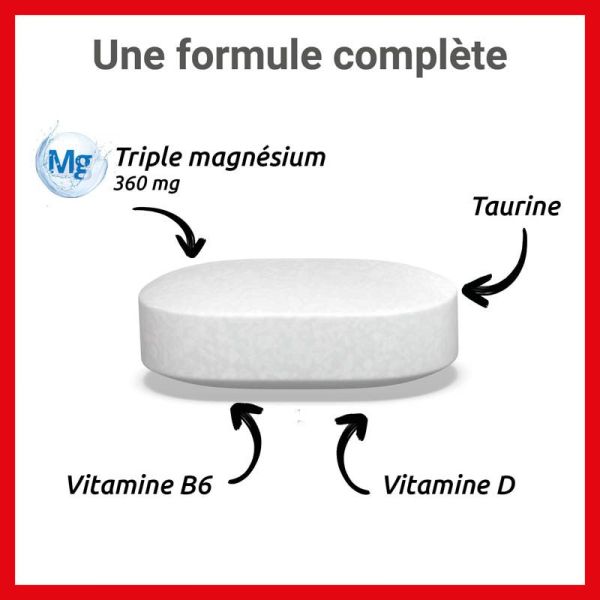 Mag2 24H Extra Fort 45 Comprimés - Réduit la fatigue nerveuse et musculaire