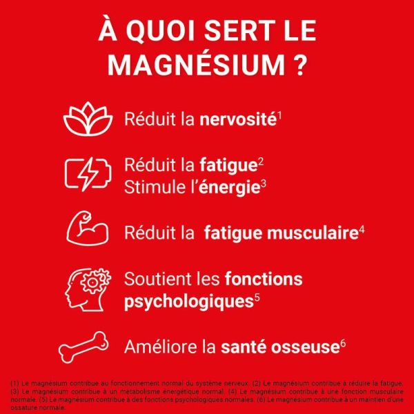 Mag 2 24H Extra Fort - Lot de 2 x 45 comprimés - Énergie, Nerveux et Musculaire