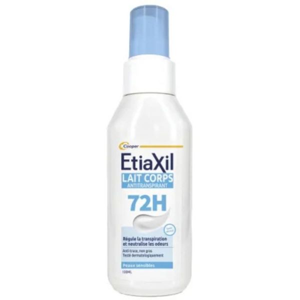 Etiaxil Lait Corporel Anti-Transpirant 72h 100ml – transpiration maîtrisée longue durée