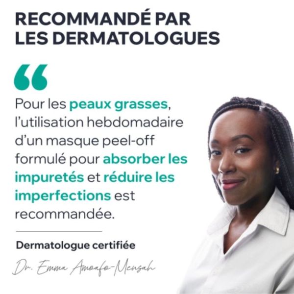 Uriage Hyséac Masque Purifiant Peel-off 50 ml - Resserre les pores et matifie la peau