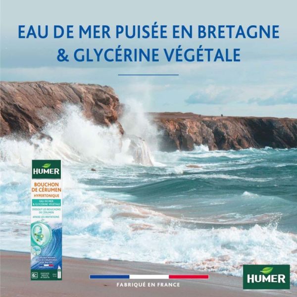 Humer Bouchon de Cérumen Spray 50 ml – Dissoudre et évacuer en douceur